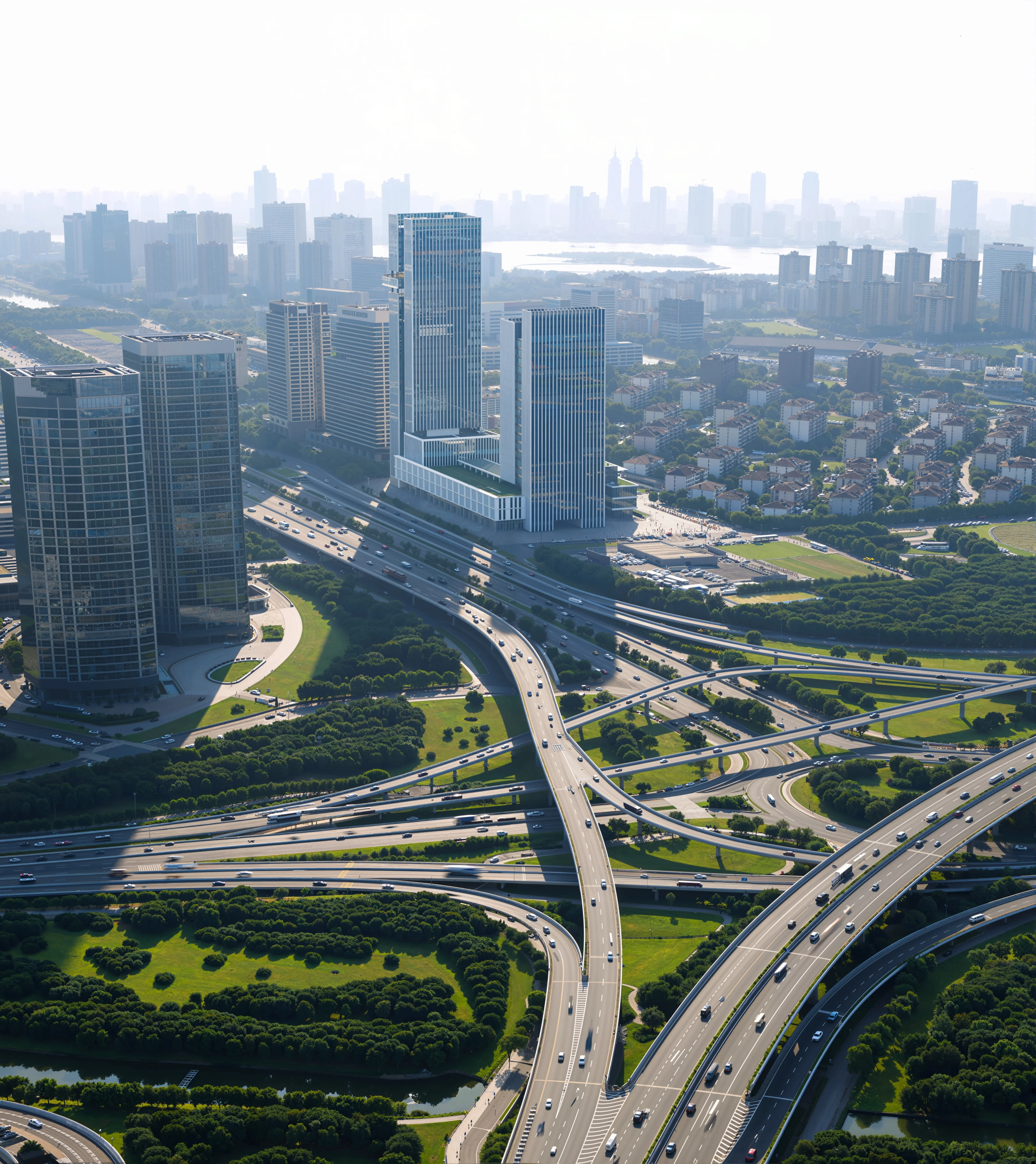 AI生成商用级鸟瞰效果