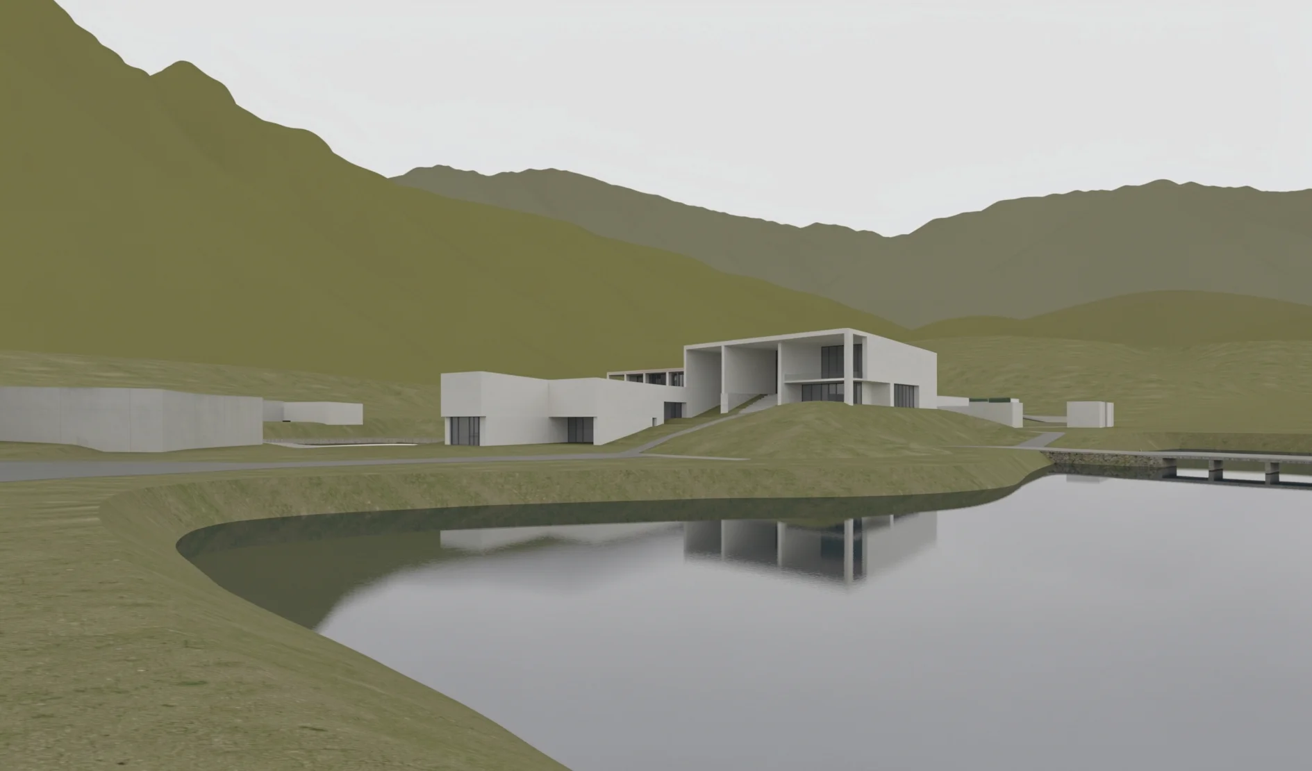 室外建筑模型底图